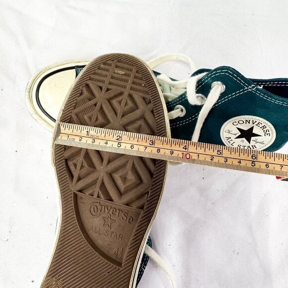 CHUCK TAYLOR CONVERSE TURQUOISE BLUE SUEDE SHOES 70S STYLE SIZE 6.5 - Picture 7 of 7